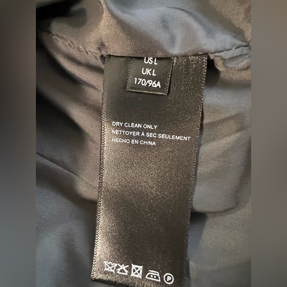 Urban‎ Outfitters Sz Large  Linen Beige /Brown Plaid Blazer - Picture 9 of 10